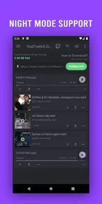 VodTwit Downloader for Twitch android App screenshot 2