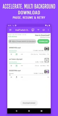 VodTwit Downloader for Twitch android App screenshot 3